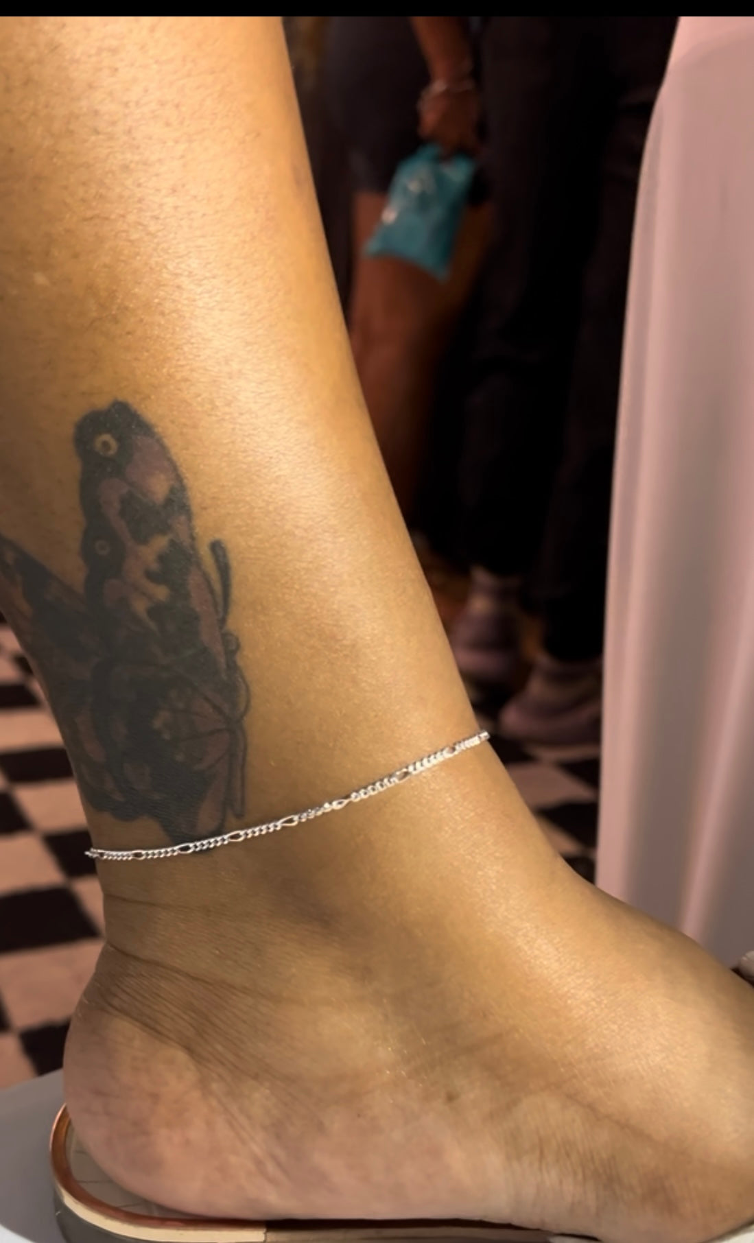 LINKEDBYCRYSTAL GIFT CARD Silver Anklet